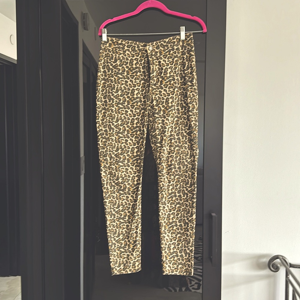 Free people leopard size 29 jeans